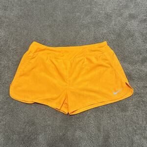 Nike Dri-Fit Lined Running Shorts Lined Women's XXL High Visibility Orange